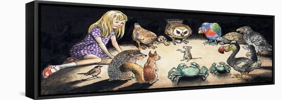 Alice in Wonderland-Philip Mendoza-Framed Premier Image Canvas