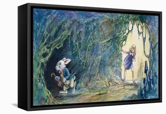 Alice in Wonderland-Philip Mendoza-Framed Premier Image Canvas