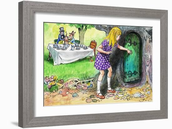 Alice in Wonderland-Philip Mendoza-Framed Giclee Print