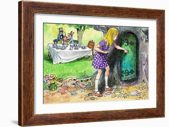 Alice in Wonderland-Philip Mendoza-Framed Giclee Print