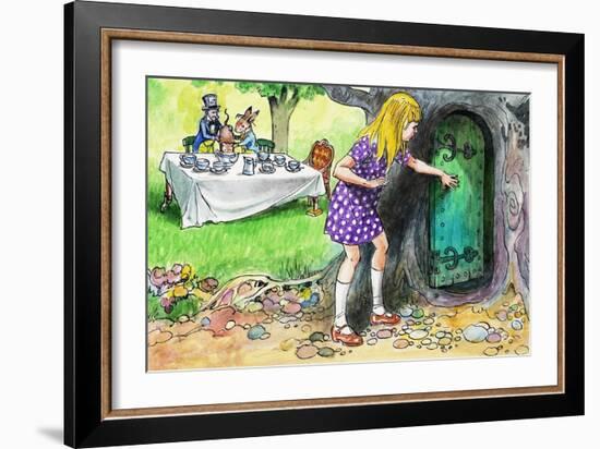 Alice in Wonderland-Philip Mendoza-Framed Giclee Print