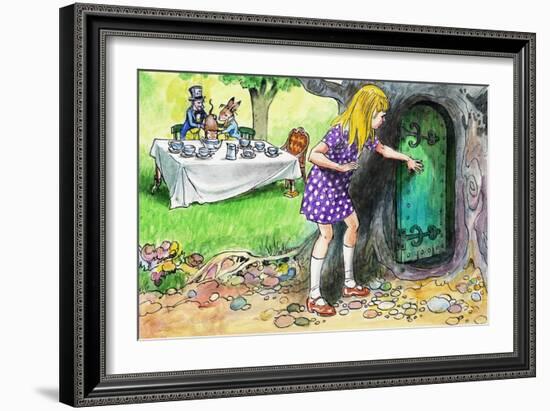 Alice in Wonderland-Philip Mendoza-Framed Giclee Print