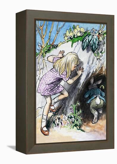 Alice in Wonderland-Philip Mendoza-Framed Premier Image Canvas
