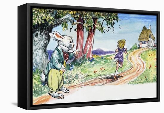 Alice in Wonderland-Philip Mendoza-Framed Premier Image Canvas