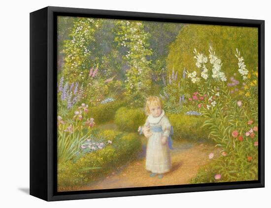 Alice in Wonderland-Arthur Hughes-Framed Premier Image Canvas