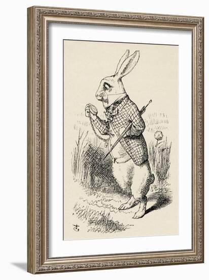 Alice in Wonderland --John Tenniel-Framed Giclee Print