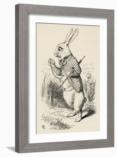 Alice in Wonderland --John Tenniel-Framed Giclee Print