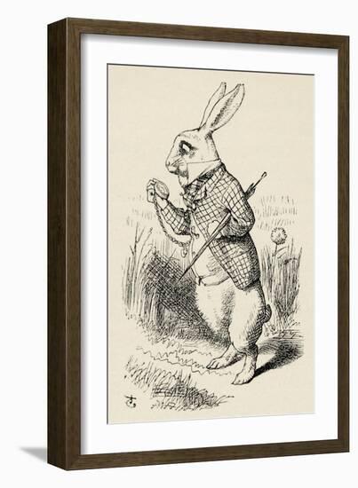 Alice in Wonderland --John Tenniel-Framed Giclee Print