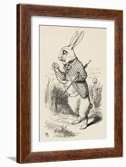 Alice in Wonderland --John Tenniel-Framed Giclee Print