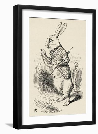 Alice in Wonderland --John Tenniel-Framed Giclee Print