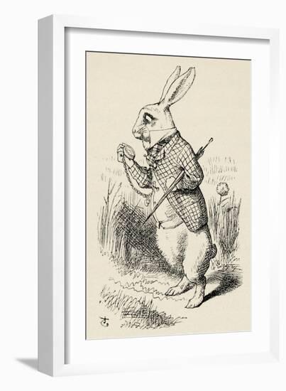 Alice in Wonderland --John Tenniel-Framed Giclee Print