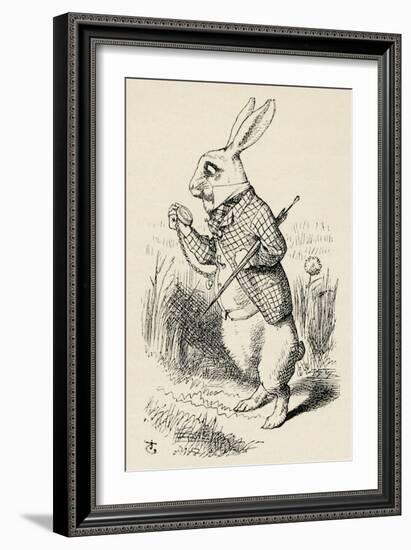 Alice in Wonderland --John Tenniel-Framed Giclee Print