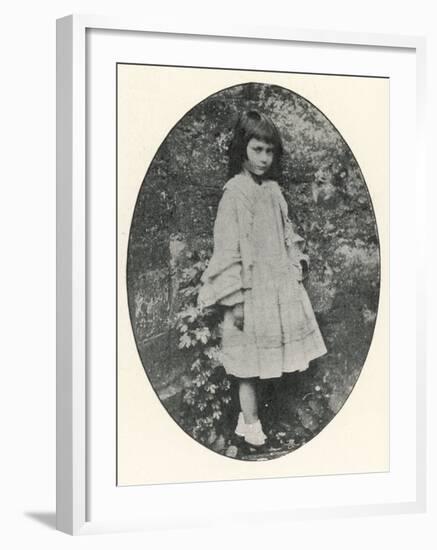 Alice Liddell Alice Liddell Aged About Ten-Lewis Carroll-Framed Photographic Print