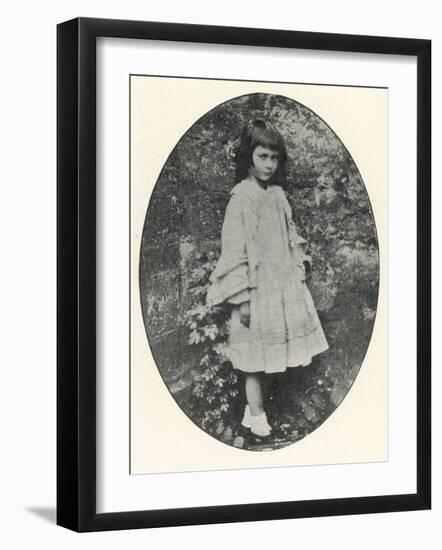 Alice Liddell Alice Liddell Aged About Ten-Lewis Carroll-Framed Photographic Print