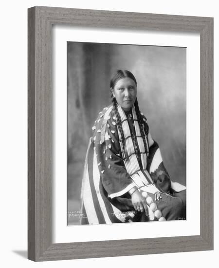 Alice Lone Bear, Sioux, 1898-Frank A. Rinehart-Framed Photographic Print