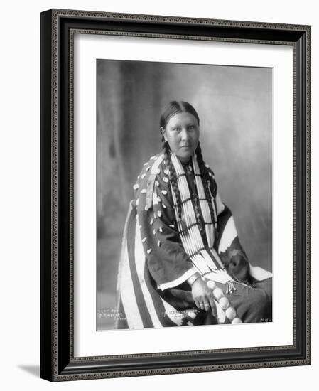 Alice Lone Bear, Sioux, 1898-Frank A. Rinehart-Framed Photographic Print
