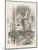 Alice Looking Through the Looking Glass 1 of 2: This Side-John Tenniel-Mounted Photographic Print