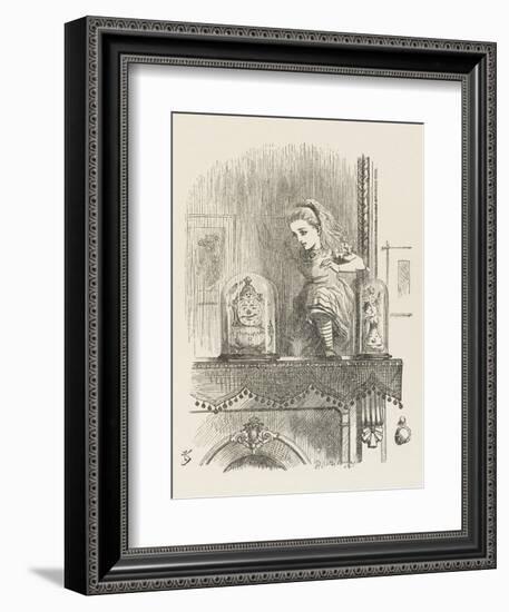 Alice Looking Through the Looking Glass 2 of 2: The Other Side-John Tenniel-Framed Photographic Print