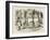 Alice Meets Tweedledum and Tweedledee-John Tenniel-Framed Art Print