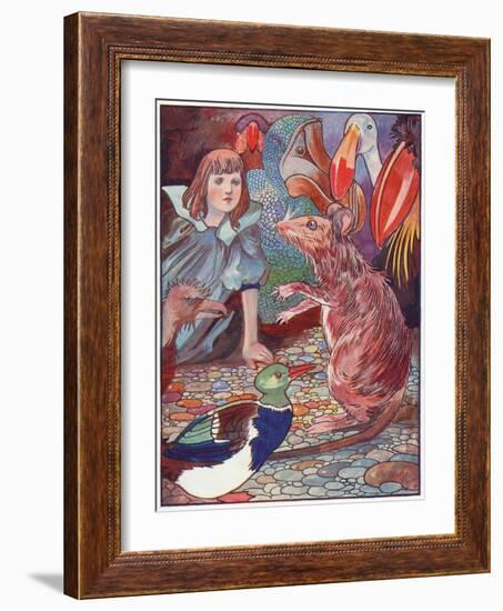 Alice, Mouse's Tale-Charles Robinson-Framed Art Print