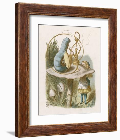 Alice Mushroom-null-Framed Giclee Print