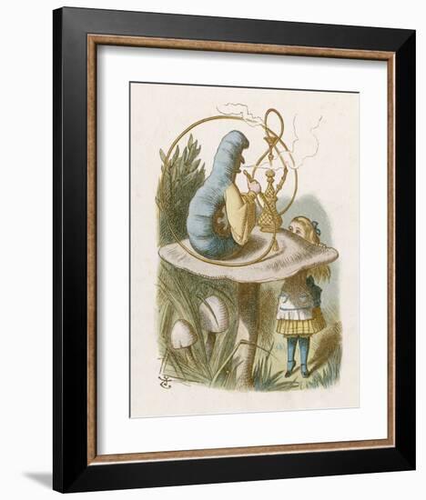 Alice Mushroom-null-Framed Giclee Print