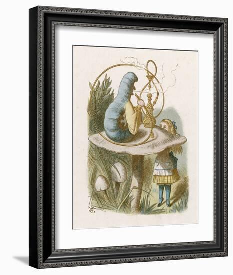 Alice Mushroom-null-Framed Giclee Print