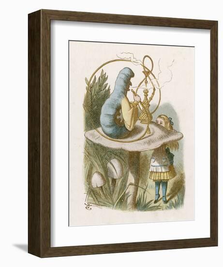 Alice Mushroom-null-Framed Giclee Print