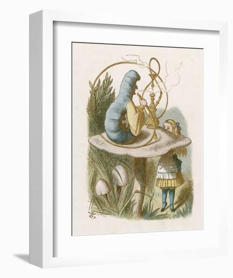 Alice Mushroom-null-Framed Giclee Print