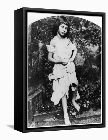 Alice Pleasance Liddell as the Beggar Maid-Lewis Carroll-Framed Premier Image Canvas