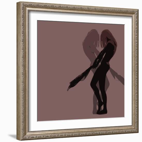 Alice Purple-NaxArt-Framed Art Print