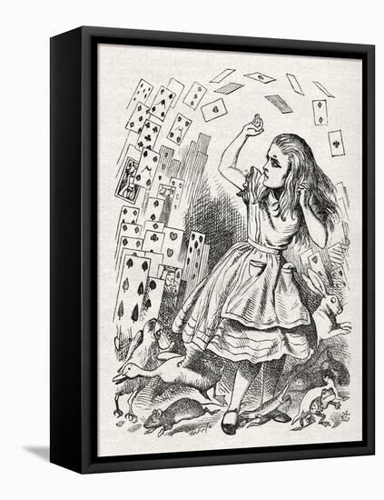 Alice - returning from-John Tenniel-Framed Premier Image Canvas