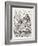 Alice - returning from-John Tenniel-Framed Giclee Print