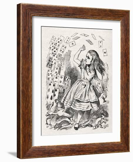 Alice - returning from-John Tenniel-Framed Giclee Print