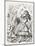 Alice - returning from-John Tenniel-Mounted Giclee Print