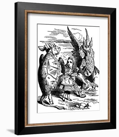 Alice's Adventure's in Wonderland-John Tenniel-Framed Premium Giclee Print