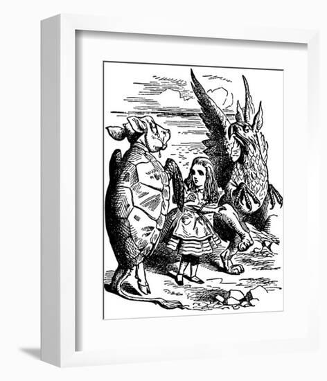 Alice's Adventure's in Wonderland-John Tenniel-Framed Premium Giclee Print