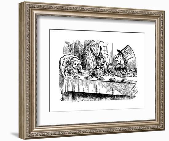 Alice's Adventure's in Wonderland-John Tenniel-Framed Premium Giclee Print