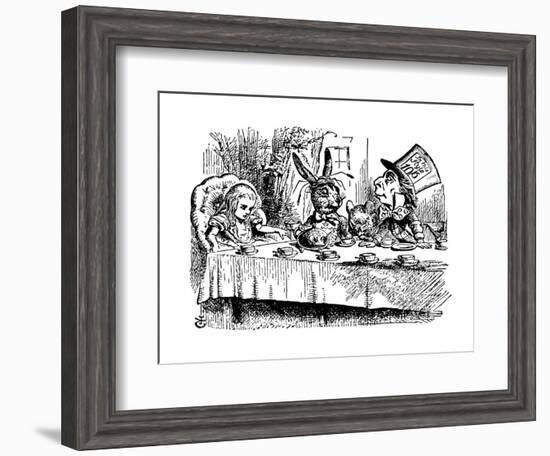 Alice's Adventure's in Wonderland-John Tenniel-Framed Premium Giclee Print