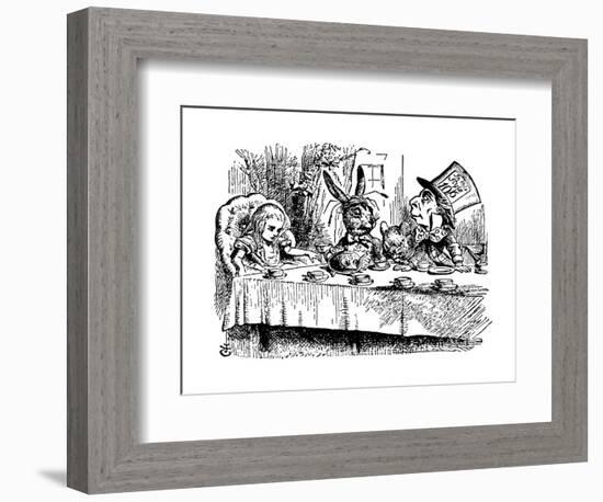 Alice's Adventure's in Wonderland-John Tenniel-Framed Premium Giclee Print