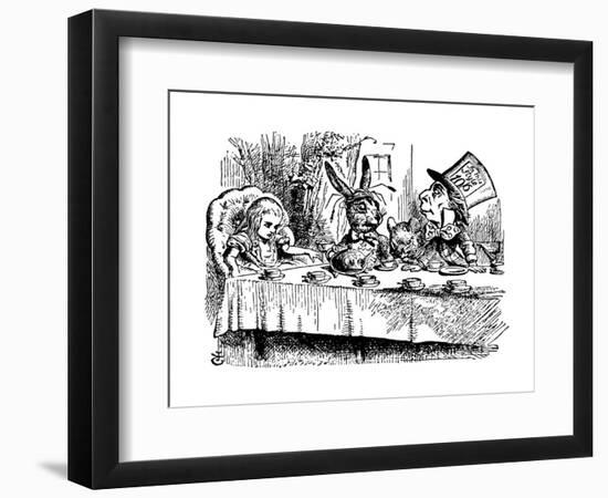 Alice's Adventure's in Wonderland-John Tenniel-Framed Premium Giclee Print