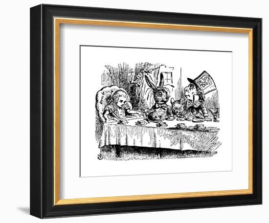 Alice's Adventure's in Wonderland-John Tenniel-Framed Premium Giclee Print