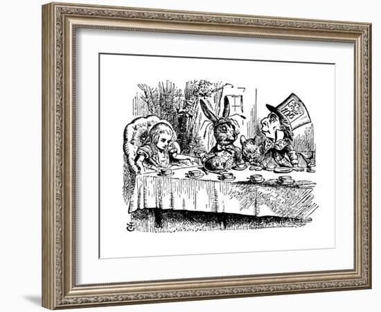 Alice's Adventure's in Wonderland-John Tenniel-Framed Premium Giclee Print