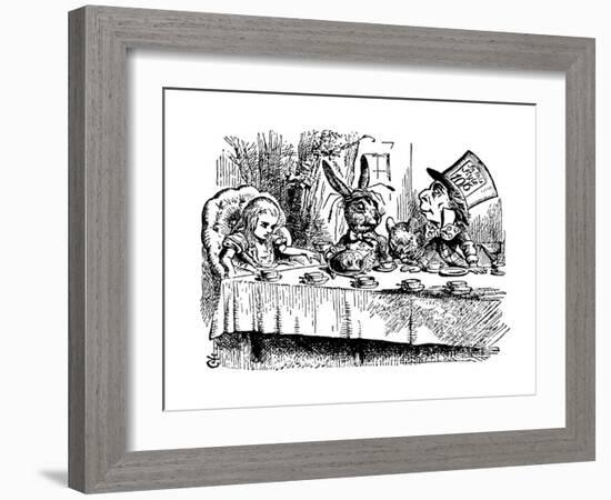 Alice's Adventure's in Wonderland-John Tenniel-Framed Premium Giclee Print