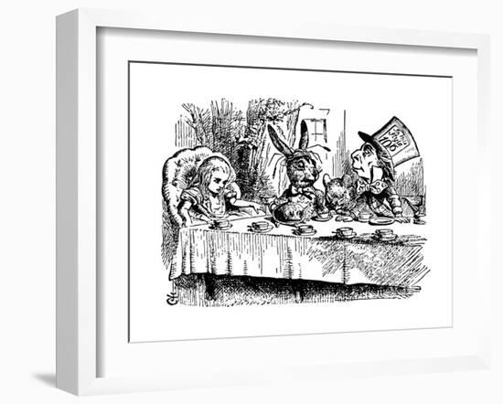 Alice's Adventure's in Wonderland-John Tenniel-Framed Premium Giclee Print