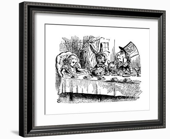 Alice's Adventure's in Wonderland-John Tenniel-Framed Premium Giclee Print