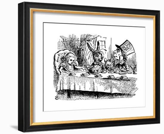 Alice's Adventure's in Wonderland-John Tenniel-Framed Premium Giclee Print