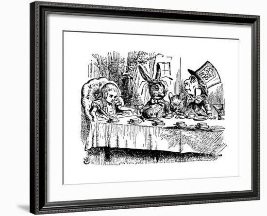 Alice's Adventure's in Wonderland-John Tenniel-Framed Premium Giclee Print