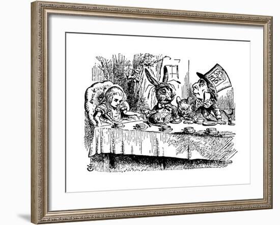 Alice's Adventure's in Wonderland-John Tenniel-Framed Premium Giclee Print