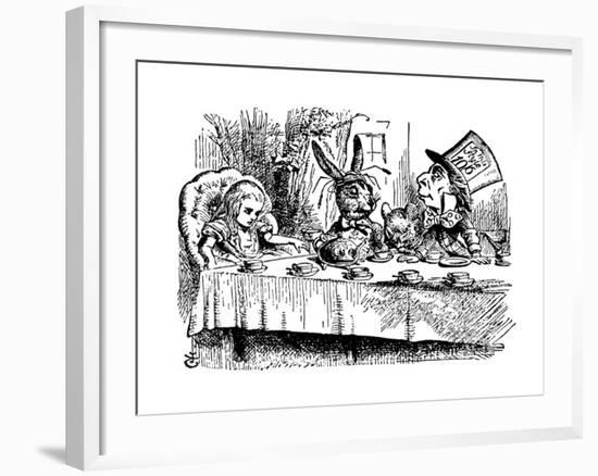 Alice's Adventure's in Wonderland-John Tenniel-Framed Premium Giclee Print